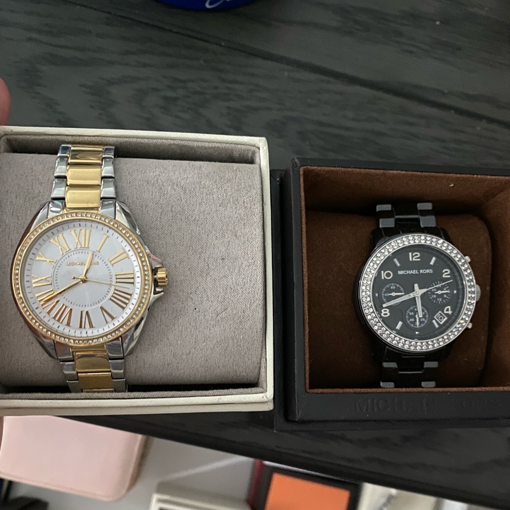 Two michael kors watches